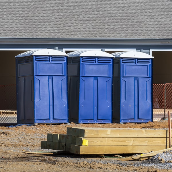 what is the expected delivery and pickup timeframe for the porta potties in Albany WY